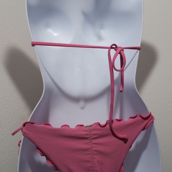Pink Tie String Bikini - Picture 3 of 7